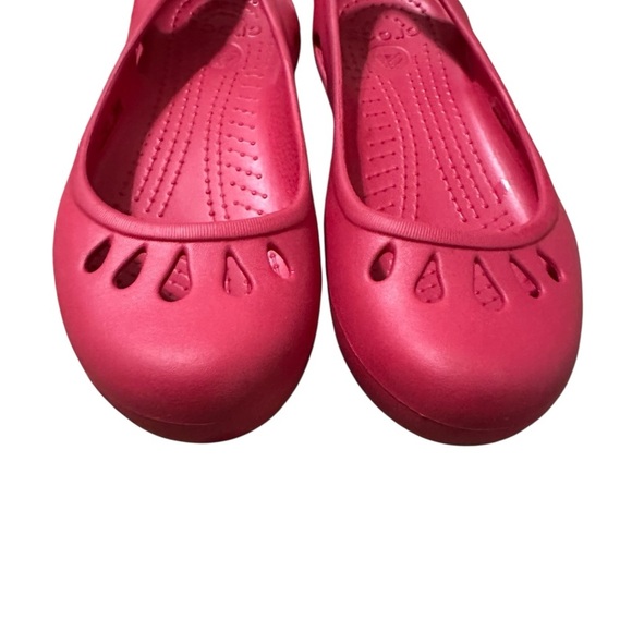Crocs Kadee Ballet Flat Slip Ons Pink Size 8 Breathable Comfortable Round Toe - Picture 5 of 7